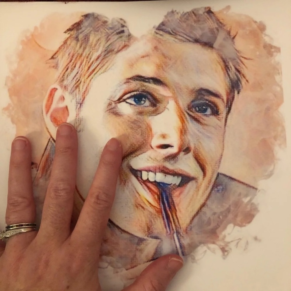 DEAN WINCHESTER SUPERNATURAL LOVE PRINT